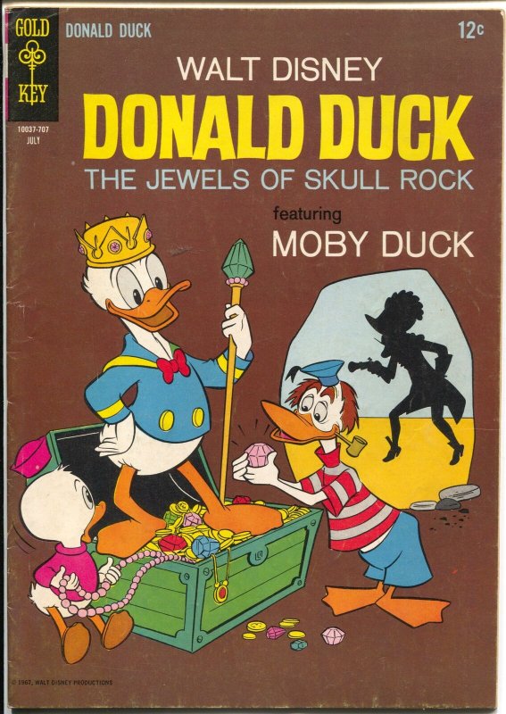 Donald Duck #114 1967-Moby Duck-Jewels of Skull Rock-VG