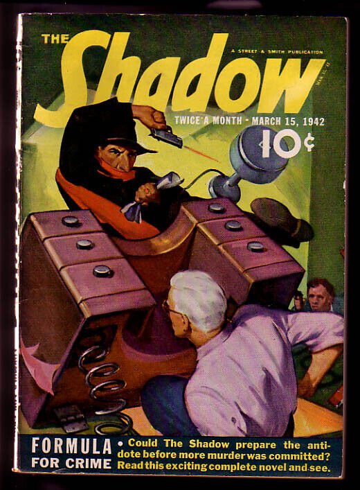 SHADOW PULP MAG 1942 MAR 15-STREET & SMITH HIGH GRADE FN/VF