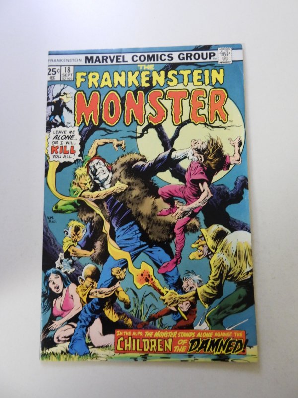 The Frankenstein Monster #18 (1975) FN- condition