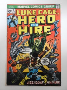 Hero for Hire #6  (1973) Assassin In Armor! Sharp GVG Condition!