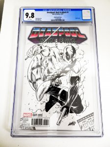 Deadpool: Back In Black #1 Liefeld Sketch Cover (2016) CGC 9.8!