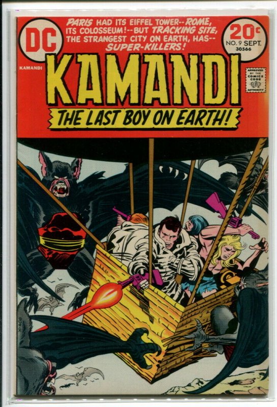 KAMANDI: LAST BOY ON EARTH (1972 DC) #9 FN+ A06718