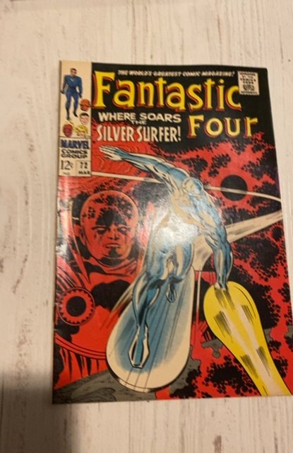 Fantastic Four #72 (1968)silver surface -Jack Kirby/Lee