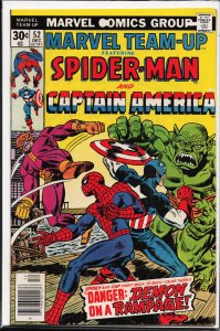 Marvel Team-Up #52 Regular Edition (1976) Captain America
