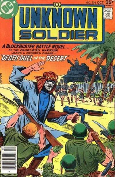 Unknown Soldier (1977 series) #208, VF- (Stock photo)