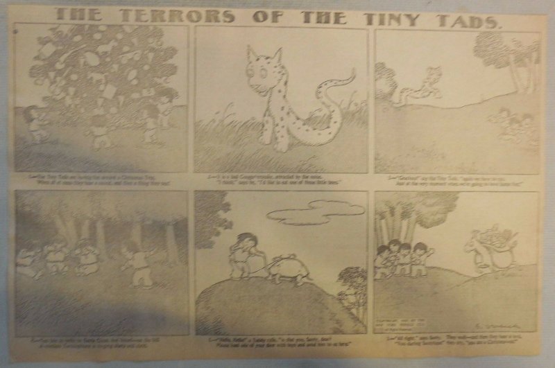 The Terrors of the Tiny Tads by Gustave Verbeek from ?/1907 Half Page Size!