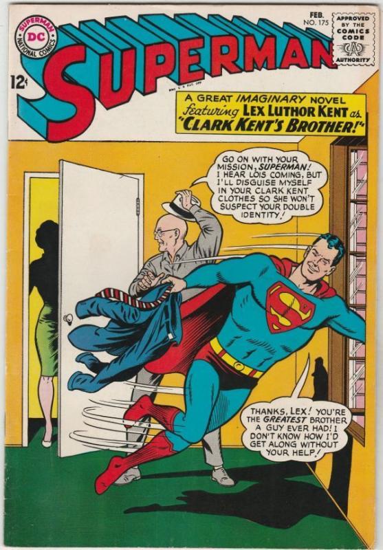 Superman #175 strict VF+ 8.5 High-Grade   Appearance -  Lex Luthor story