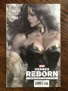 Heroes Reborn #1 BEAUTIFUL!! Wonder Woman Artgerm Variant Cover 2021 Marvel