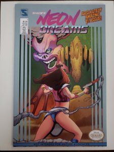 Neon Dreams 1 Nintendo Cartridge Homage Cover. 18+ Adult only comic