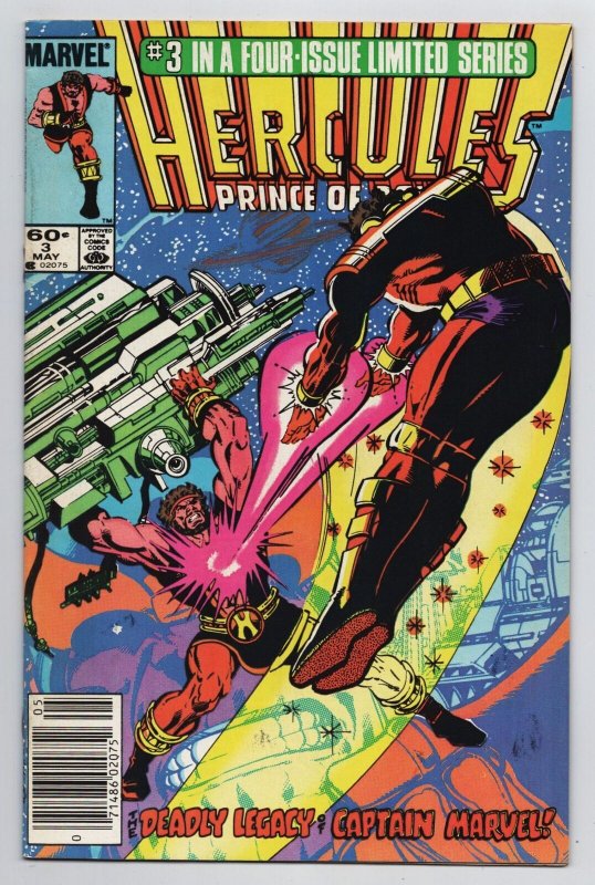 Hercules #3 Zeus | Red Wolf | Thanos (Marvel, 1984) FN 