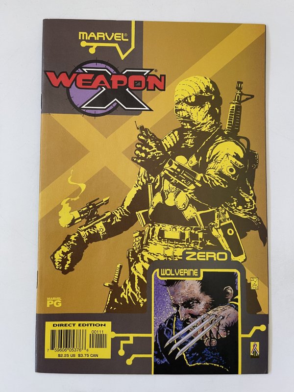 Weapon X: The Draft - Agent Zero #1 - NM- (2002)