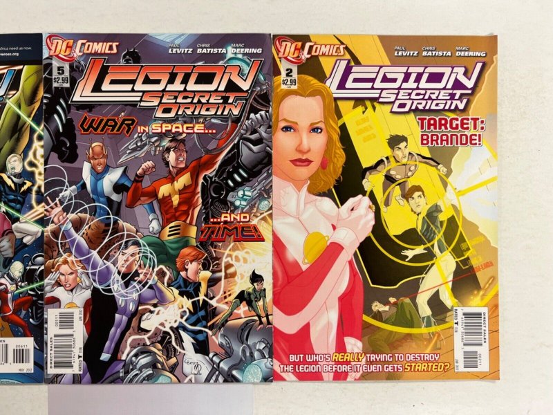 3 Legion DC Comic Books # 2 5 6 Batman Superman Wonder Woman Robin 55 JS44