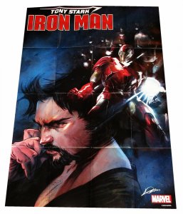 Tony Stark Iron Man Folded Promo Poster (36 x 24) - New!