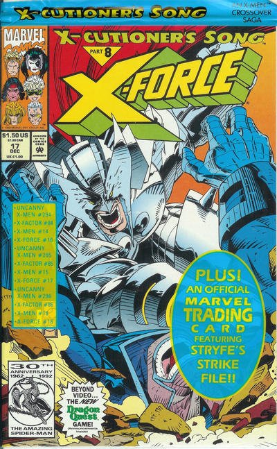 X-Force #17 (with card) VF/NM ; Marvel | X-Cutioner's Song 8