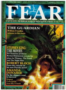 FEAR (1989 NEWSFIELD) 13 ( 4.95 cvrpr) VF-NM STEPHEN KI