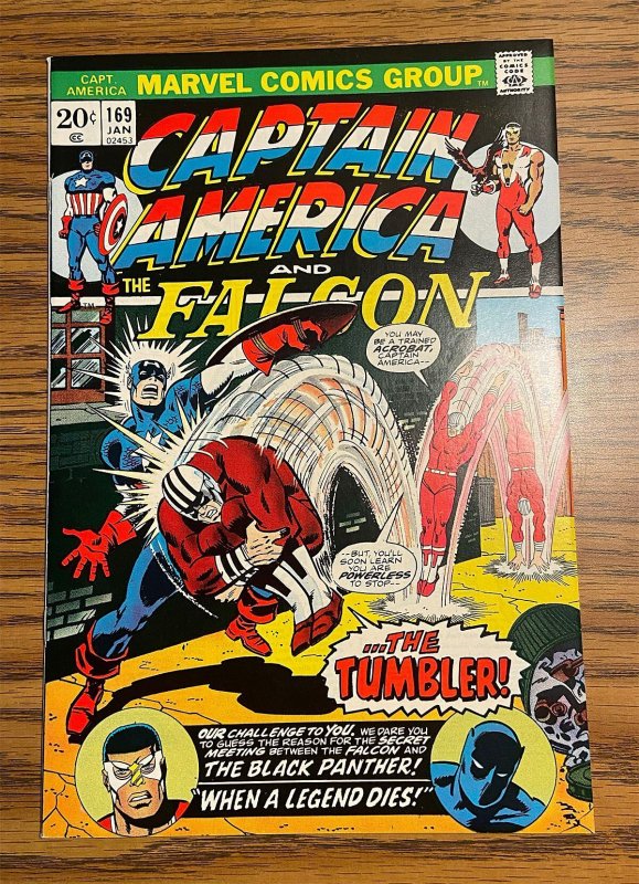 Captain America #169(CGC 8.5 VFN+ Crack-Out) 1st Moonstone, Black Panther /1974