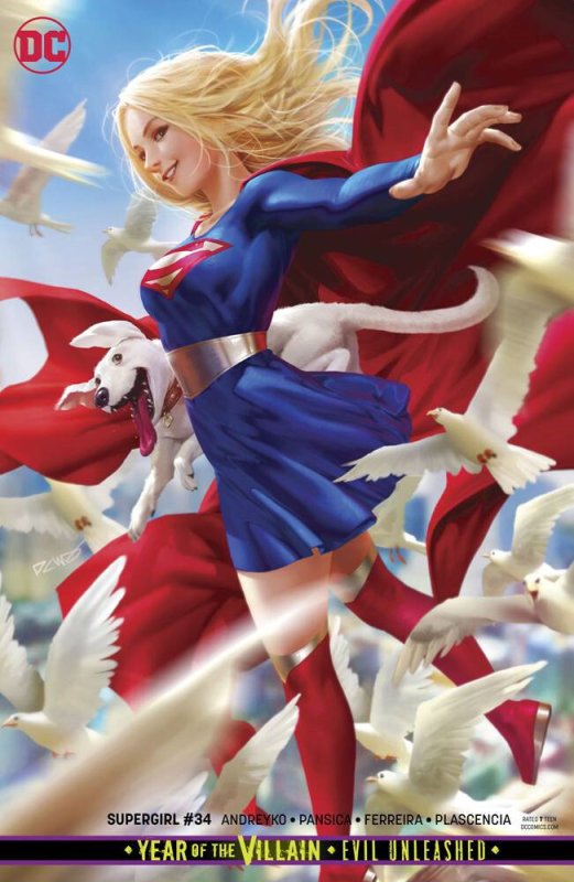 Supergirl #34 (Card Stock Var Ed Yotv) DC Comics Comic Book