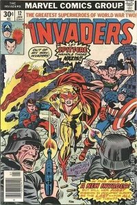 Invaders #12 Robbins & Springer Marvel 1975 EB122
