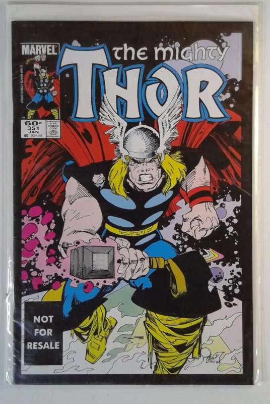 Thor #351 (1985) Marvel 7.5 VF- Comic Book Not for Resale Edition