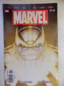 MARVEL THE END # 4 STARLIN AWESOME THANOS COVER