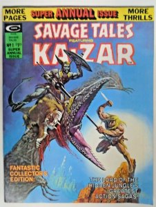 mm Savage Tales Annual 1VF KA-ZAR