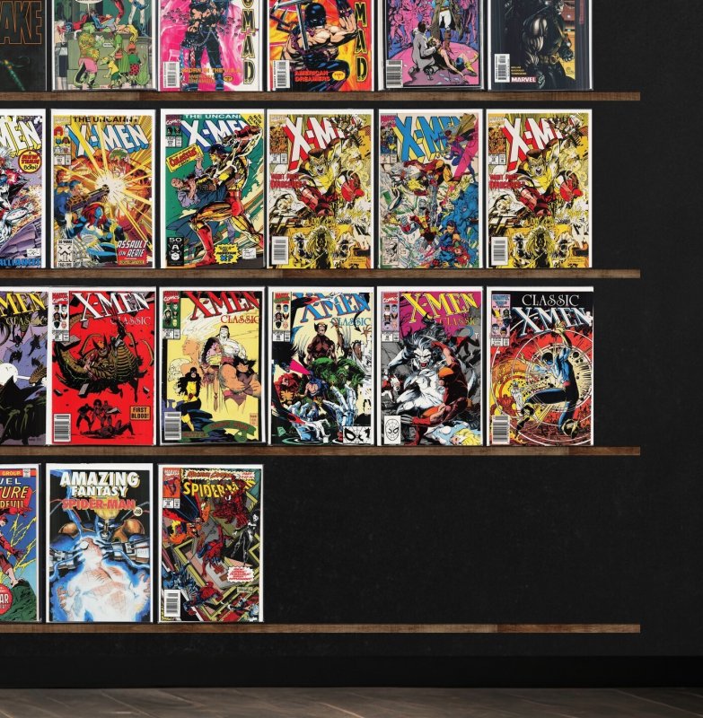 Huge Lot 140+ Comics with Batman: Gotham Knights, X-Men Classic & More!