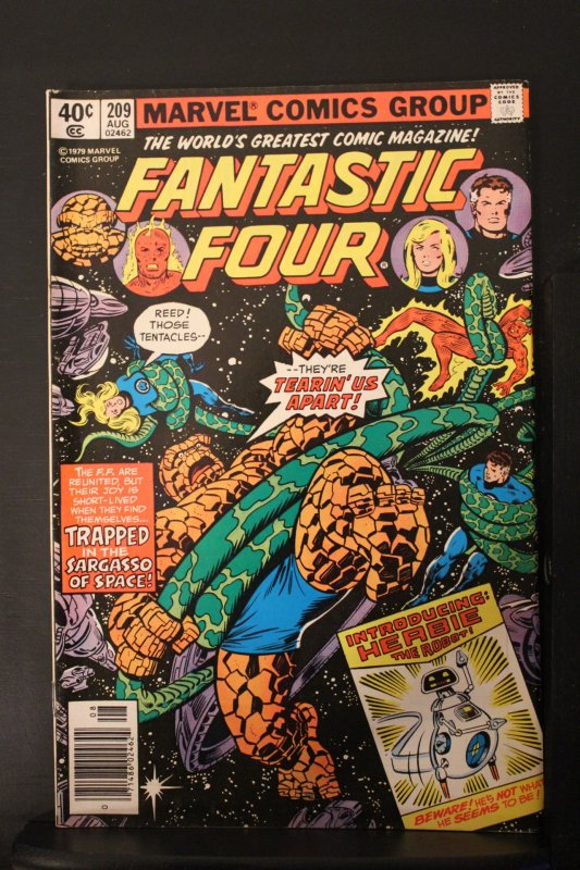 Fantastic Four #209 : The Coming of H.E.R.B.I.E. (1979) NM- High-Grade Wow!