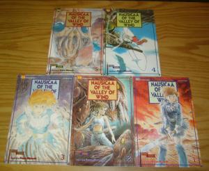 Nausicaa of the Valley of Wind part 4 #1-5 VF/NM complete series manga set 1994