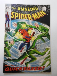 The Amazing Spider-Man #71 (1969) VG Condition moisture stain