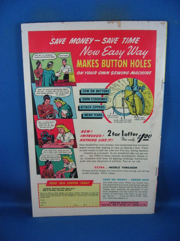 FAMOUS FUNNIES 166 VG+ BUCK ROGERS 1948