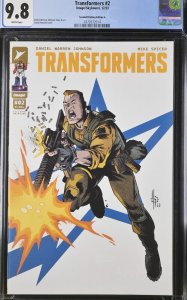 Transformers #2 CGC 9.8 2nd Print Duke Cover A Image 2023 Void Rivals GI Joe WP