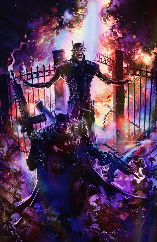 Batman Who Laughs #1 Clayton Crain Foil Variant Set