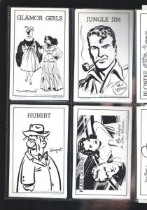 Newspaper Comic Strip Character Exhibit Card Set 1949-40 card set-King of the... 