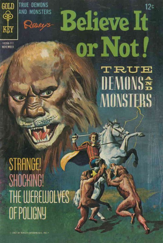 Ripley's Believe It or Not! #7 VF ; Gold Key | November 1967 True Demons Monster
