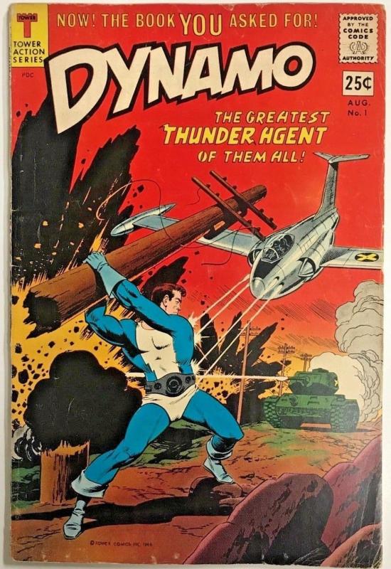 DYNAMO#1 FN/VF 1966 WALLY WOOD TOWER SILVER AGE COMICS