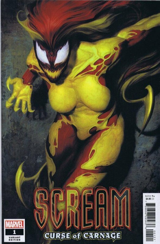 Scream Curse of Carnage #1 2020 Marvel Comics Artgerm Variant 