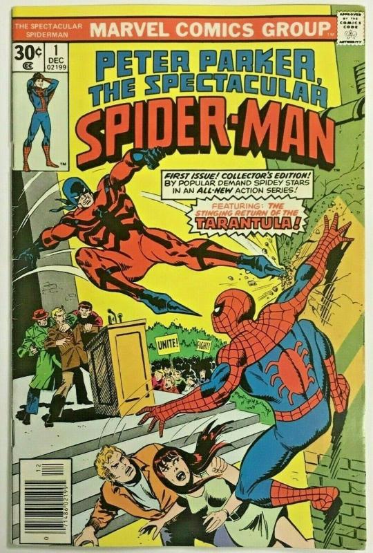 SPECTACULAR SPIDER-MAN#1 VF 1976 MARVEL BRONZE AGE COMICS