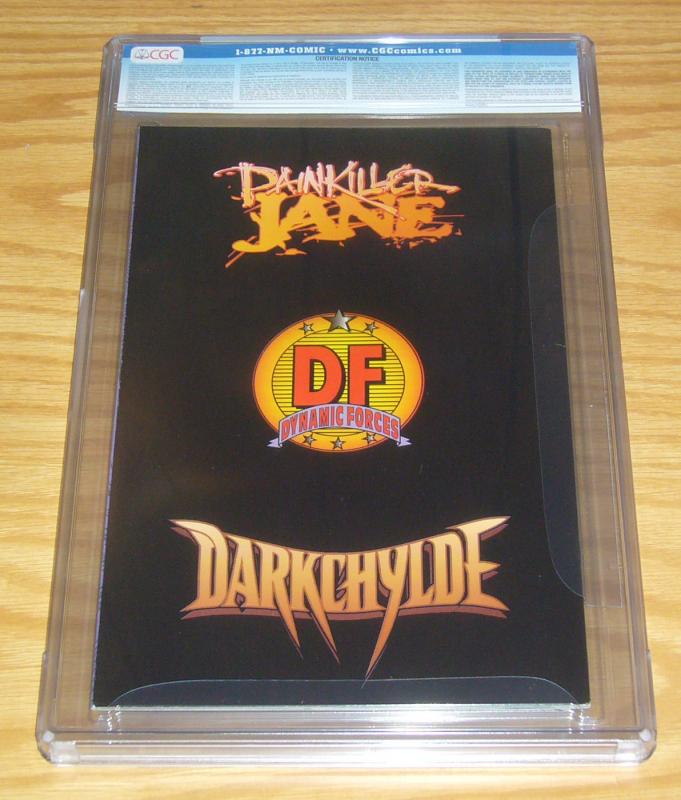 Painkiller Jane/Darkchylde #1 CGC 9.2 dynamic forces omnichrome COA (373/10000)