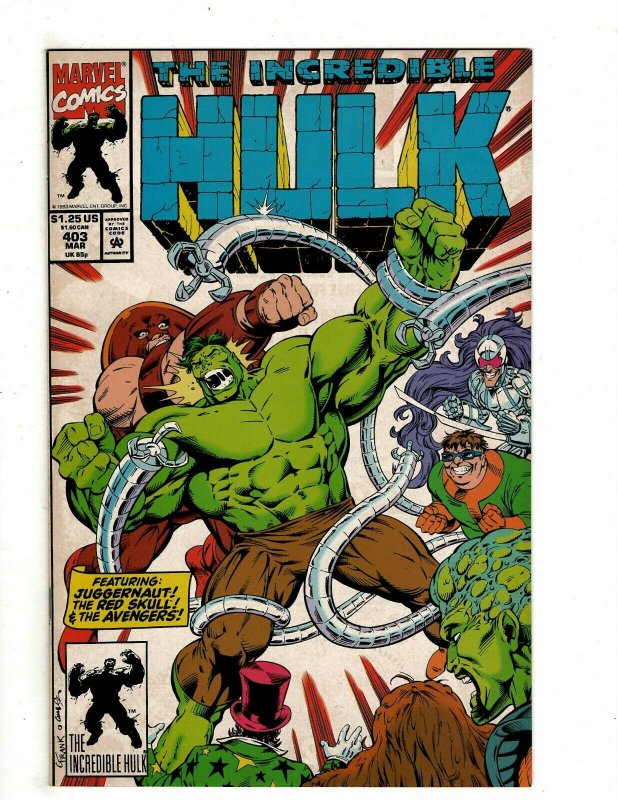 12 Incredible Hulk Marvel Comics 401 402 403 404 405 406 417 418 419 420 + RB1 