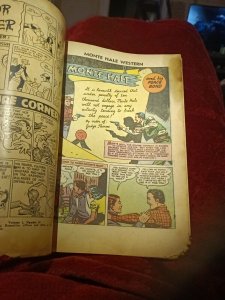 Monte Hale Western 87 Charlton Comic 1955 Golden Age Stan Campbell Wolverton Art