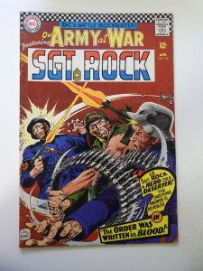 Our Army at War #166 (1966) VG/FN Condition 1/4 tear bc