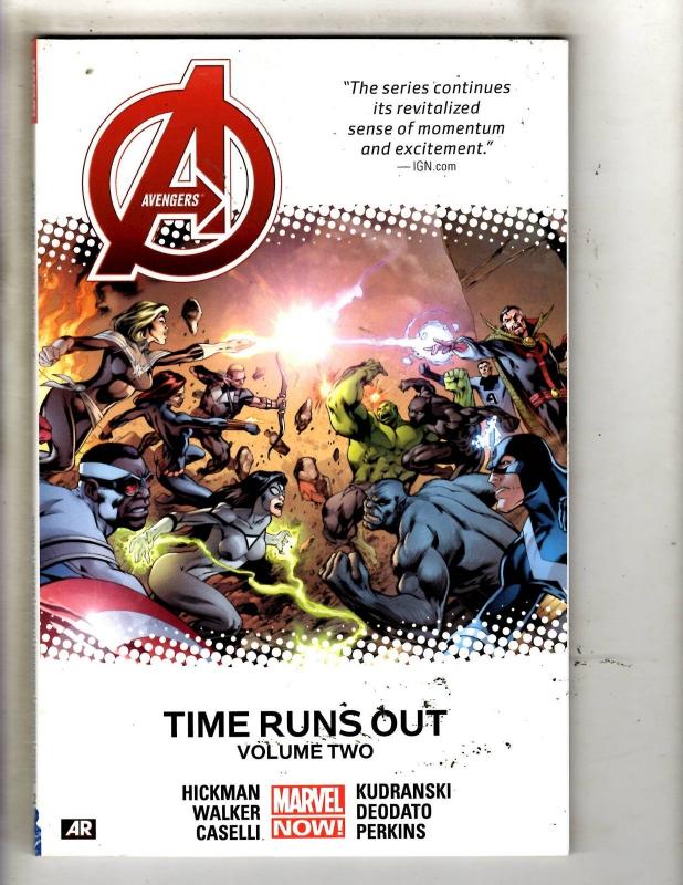 TIME RUNS OUT Avengers Vol. # 2 Marvel Comic Book TPB Graphic Novel Hulk MF5