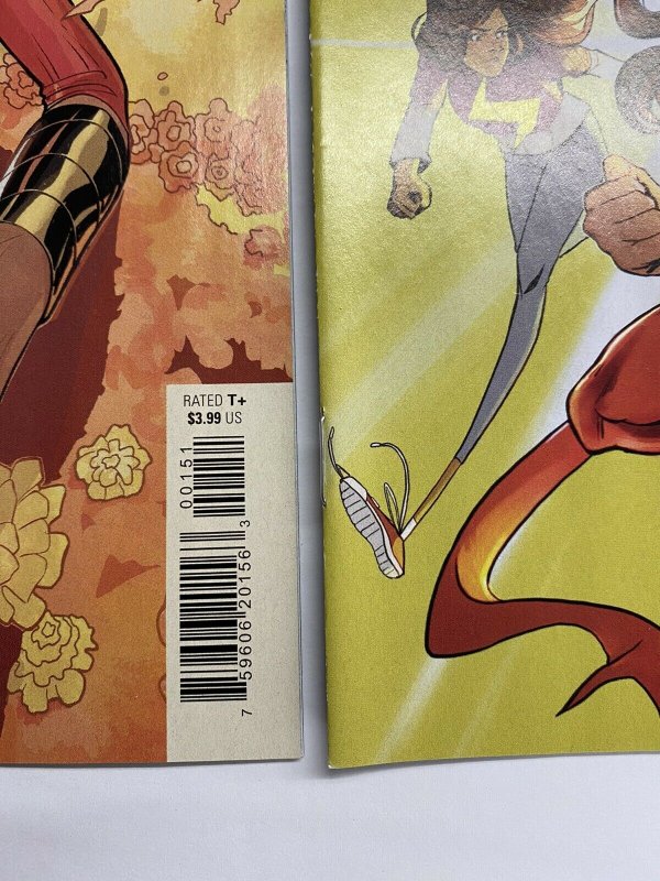 MS MARVEL BEYOND LIMIT #1 CVR A + 1:25 DODSON NM VARIANT 2021 IN-HAND SHIPS NOW