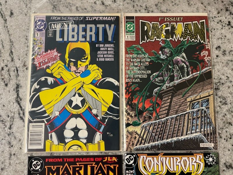 4 DC Comics Conjurors #2 Martian Manhunter # 6 Ragman # 1 Agent Liberty # 1 J917