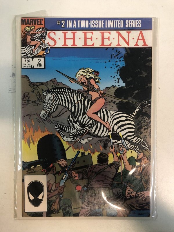 Sheena (1984) # 1-2 In A Two Issue Limited Series (VF/NM) Marvel Comics