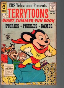 Terrytoons Giant Summer Fun Book--#102--1958--COMIC BOOK--Pines--G/VG