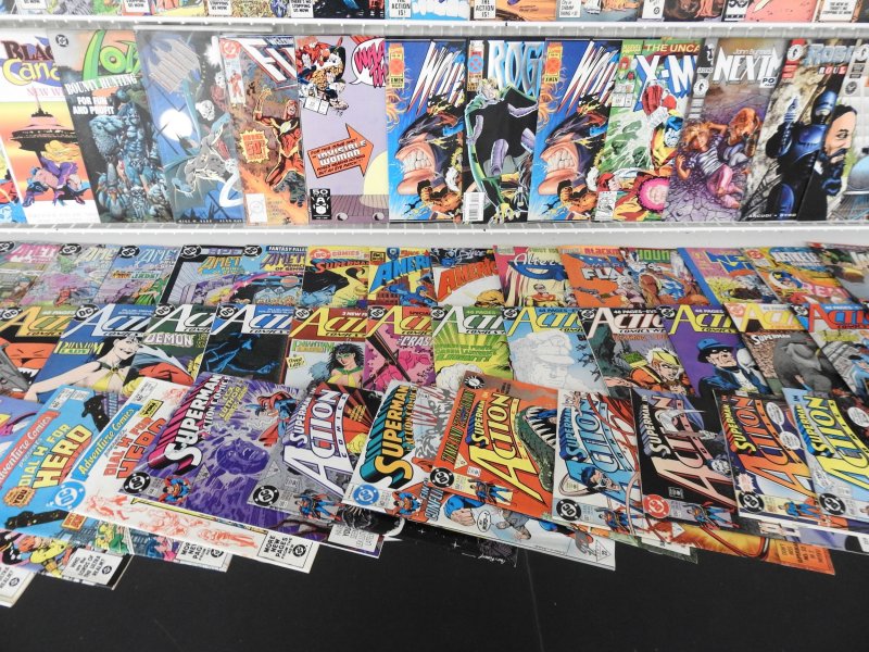Huge Lot 170+ Comics W/ Batman, Wolverine, Superman+ Avg Fine+ Condition!