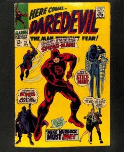 Daredevil #27  Masked Marauder Stilt-Man! Spider-Man Crossover!