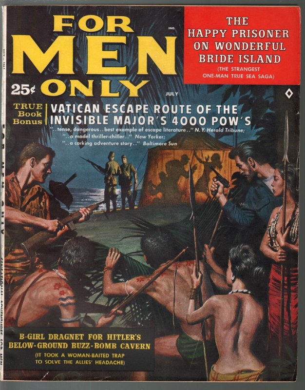 For Men Only 7/1961-Atlas-Cornell Woolrich-Bruce Minney-Rudy Nappi-FR