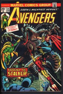 AVENGERS #124-iron man-Thor-captain america-1974